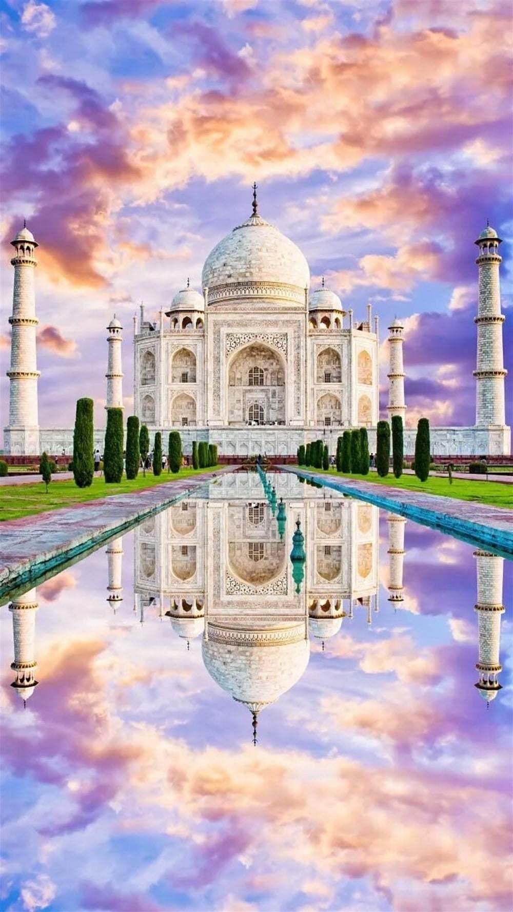 Tac Mahal Tablo Elmas Mozaik 41x74cm