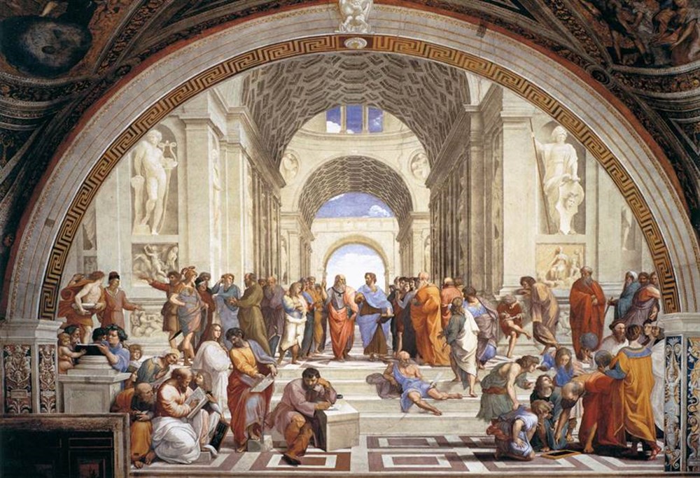 The School of Athens- Paphael (1483-1520) Elmas Mozaik Tablo