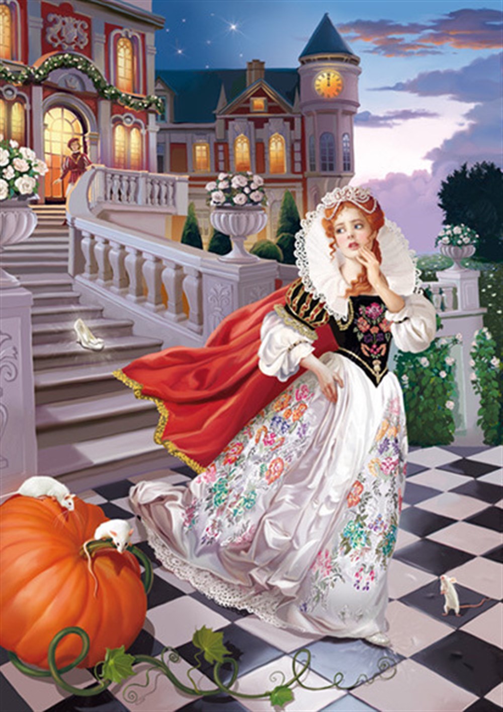 VİNTAGEMarcel Sanat Elmas Mozaik Tablo & Diamond Painting TurkeyM20174301Prenses Ve Balkabağı Marcel Sanat Elmas Mozaik Tablo 51X71cm