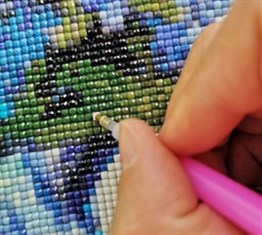 CANLILARMarcel Sanat Elmas Mozaik Tablo & Diamond Painting TurkeyM20173691Yeşil Gözlü Gri Kedi Marcel Sanat Elmas Mozaik Tablo 41x56cm