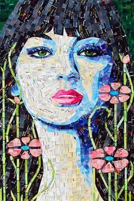 MODERNMarcel Sanat Elmas Mozaik Tablo & Diamond Painting TurkeyM20176592Modern Kadın Marcel Sanat Elmas Mozaik Tablo 53x79cm