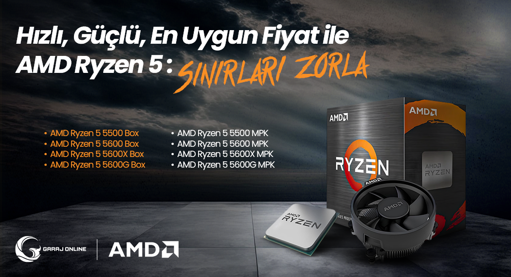 AMD Ryzen 5 İşlemciler