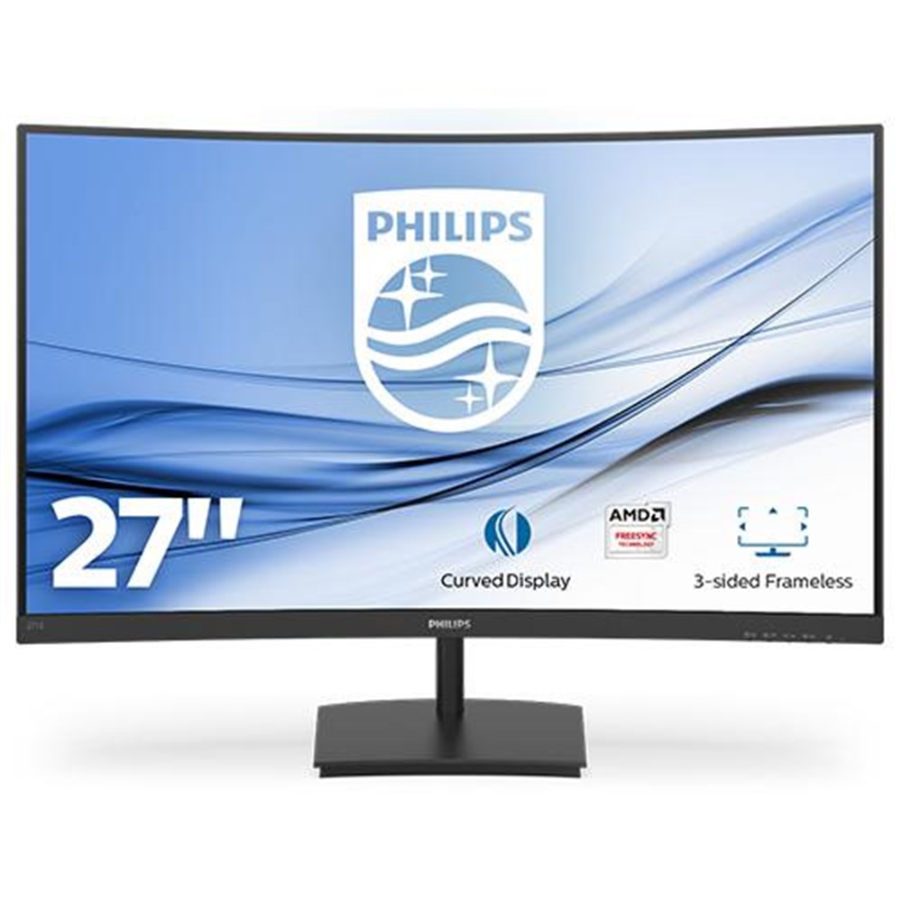 Philips 271E1SCA 27'' 4ms 75Hz (VGA+HDMI) Full HD Curved Monitör | En Uygun  Fiyata GarajOnline'da | Hafta içi 16:00'ya Kadar Aynı Gün Kargo, Depo  Teslim Seçeneği