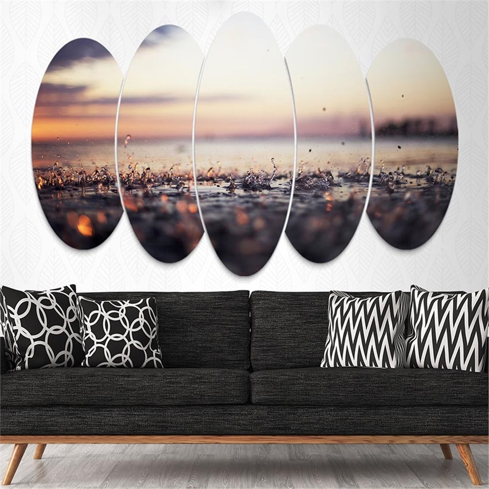 Kreatif 5 Parça Oval Tablo