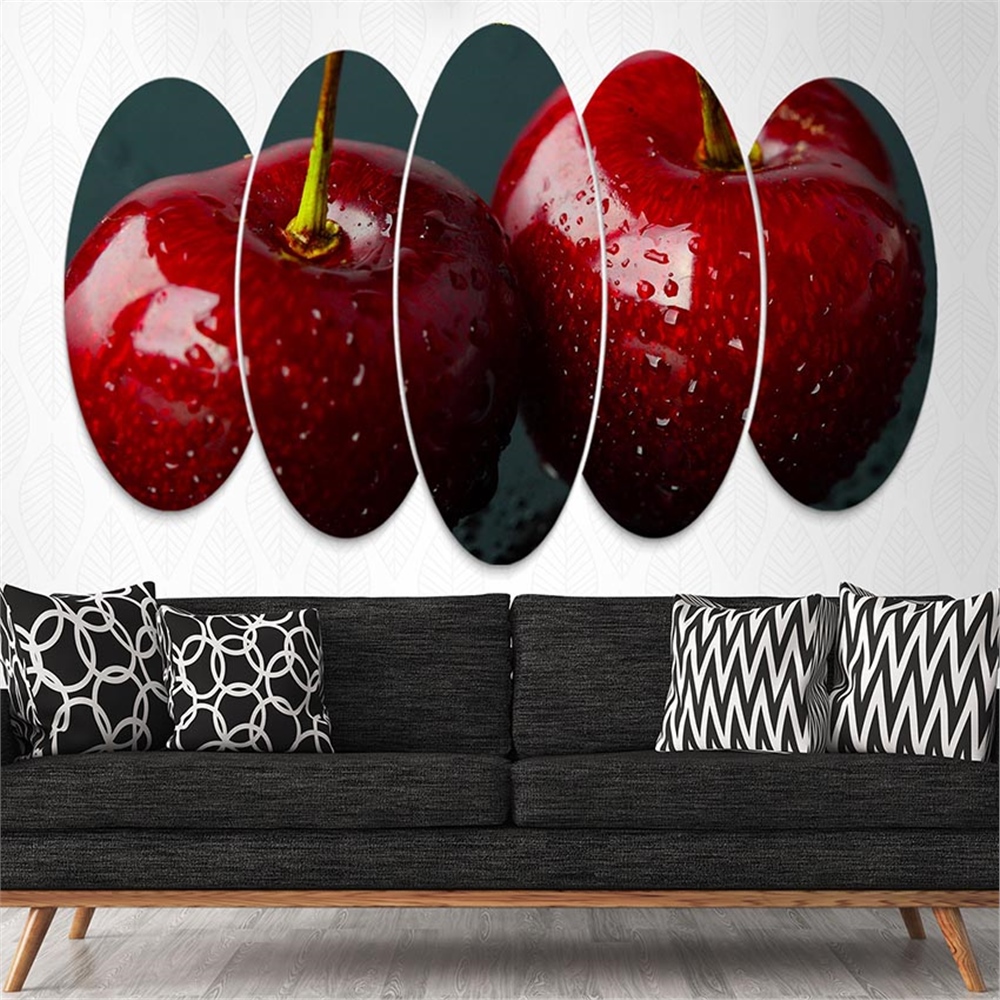 Kreatif 5 Parça Oval Tablo