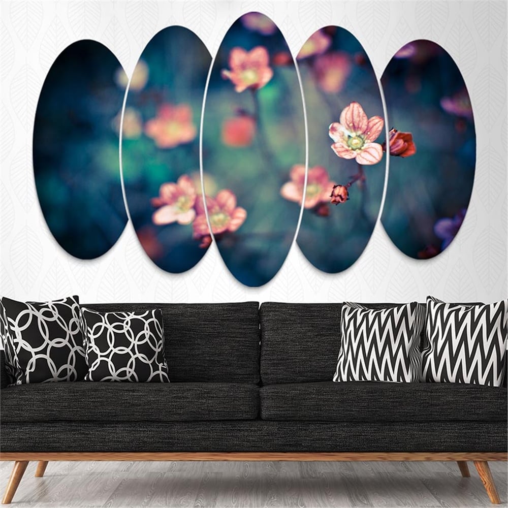 Kreatif 5 Parça Oval Tablo