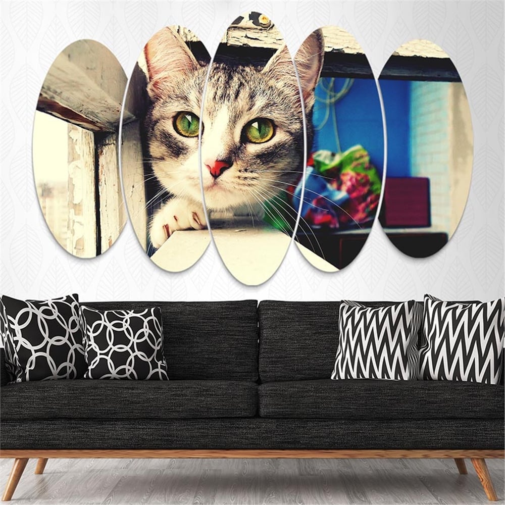 Kreatif 5 Parça Oval Tablo