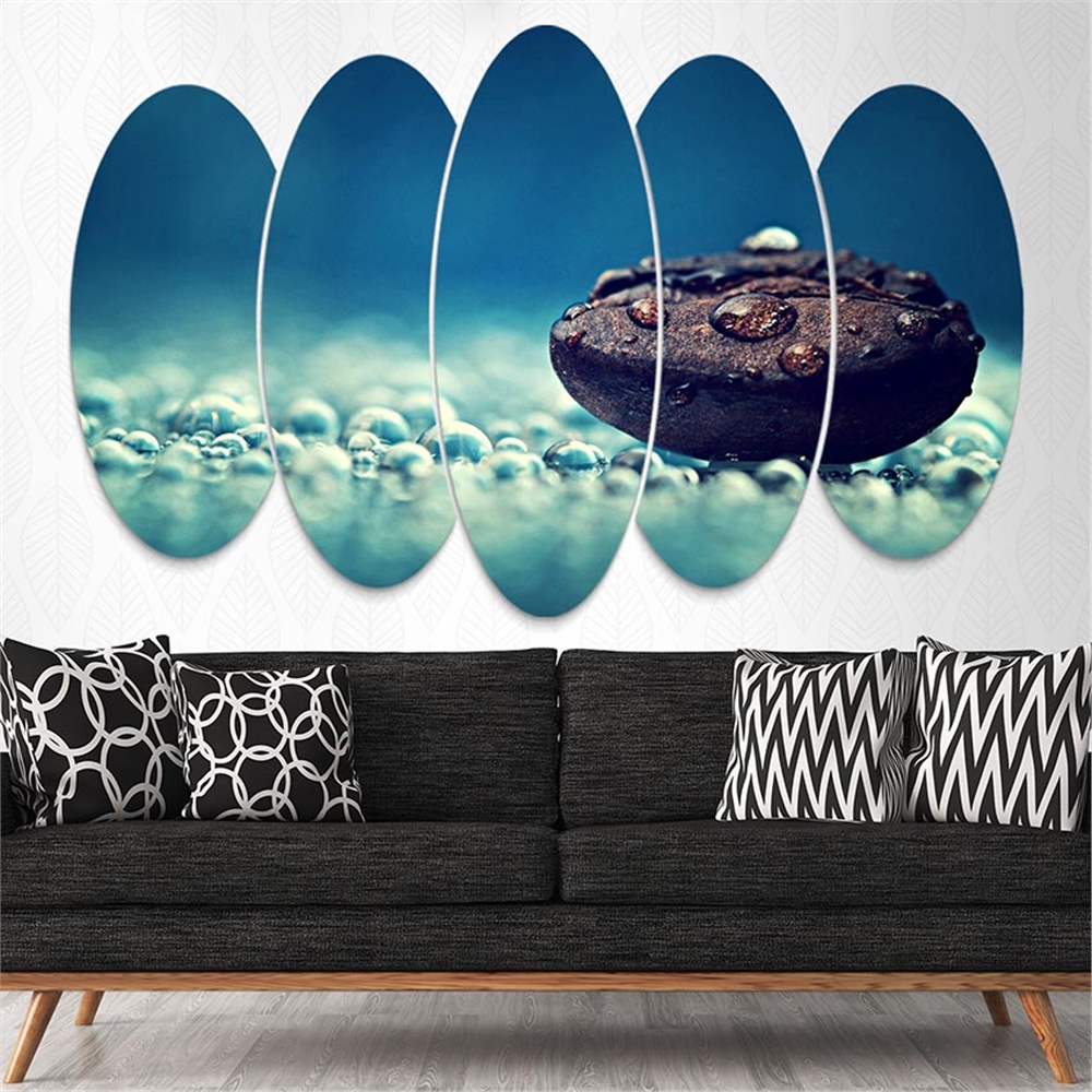 Kreatif 5 Parça Oval Tablo