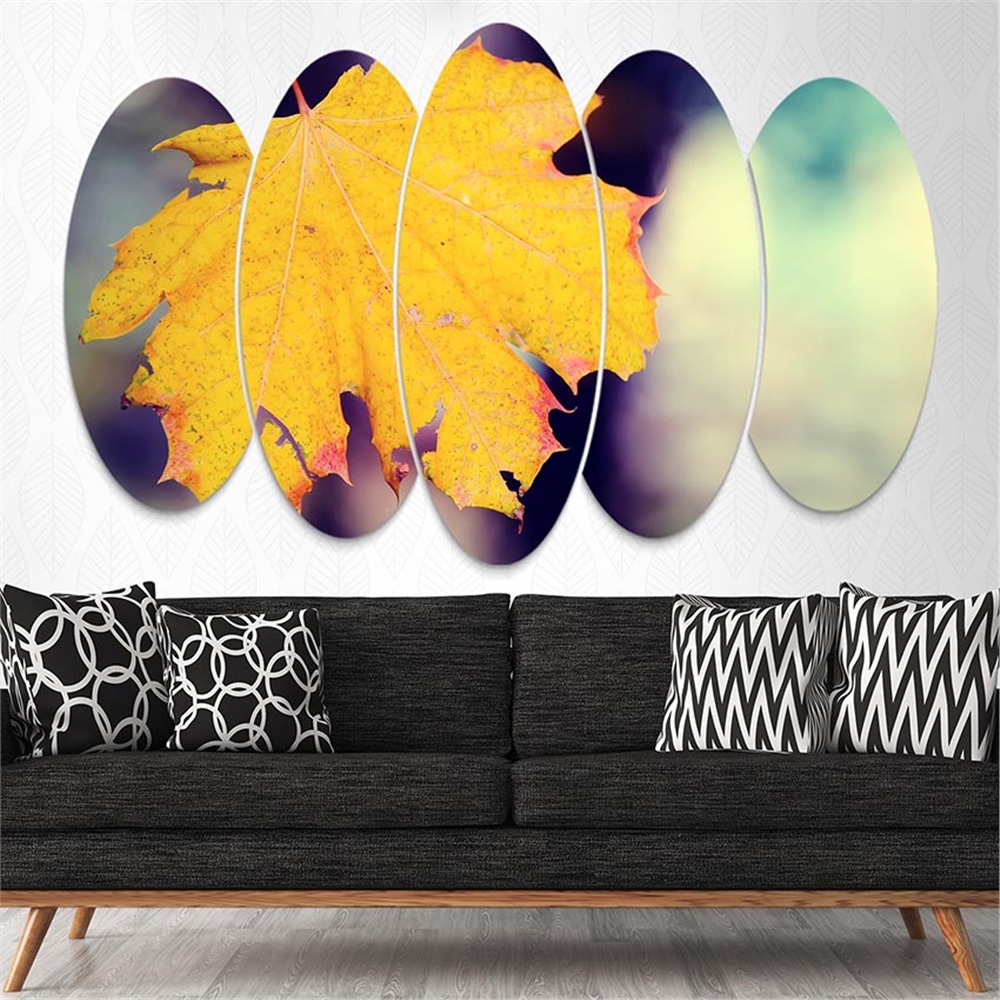 Kreatif 5 Parça Oval Tablo