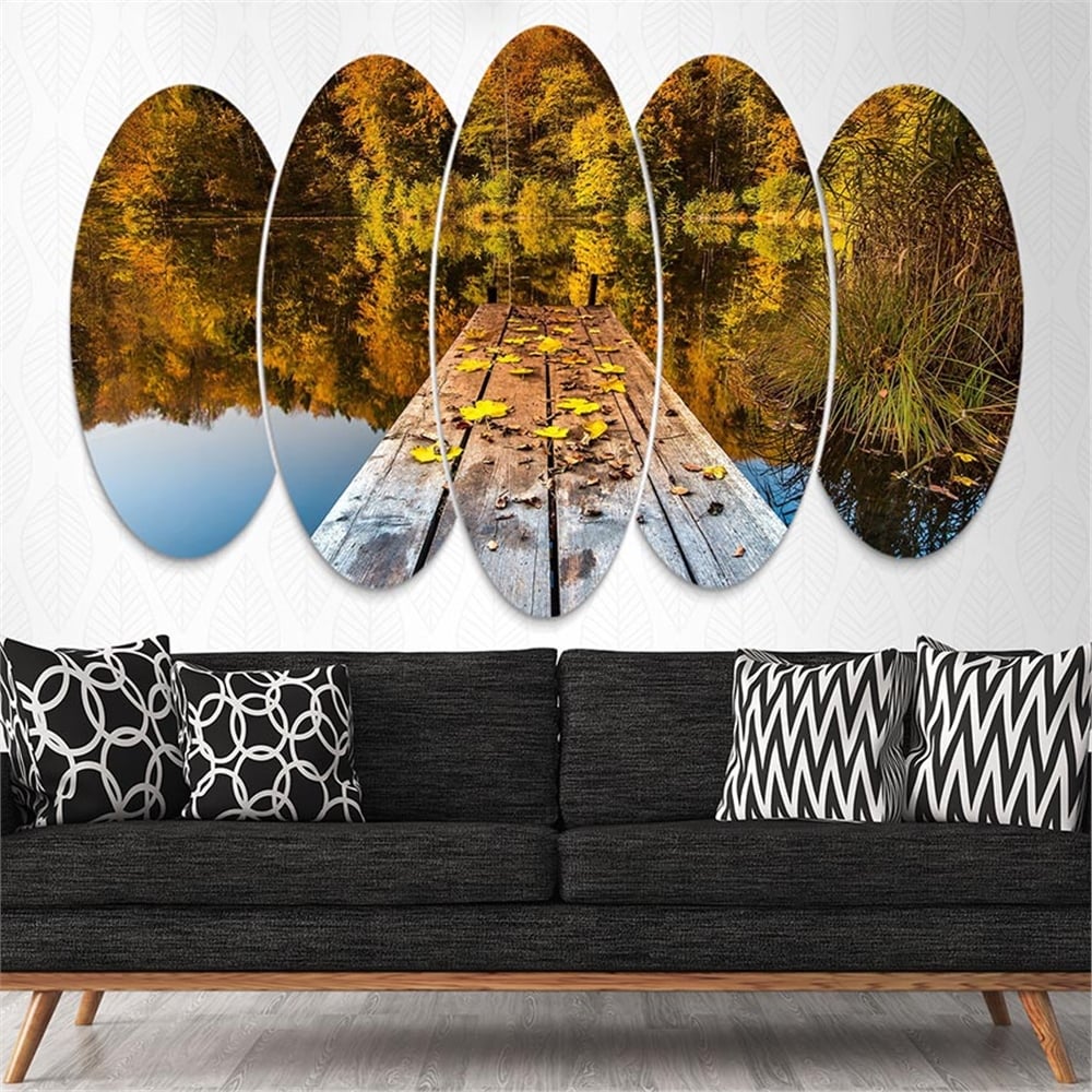 Kreatif 5 Parça Oval Tablo