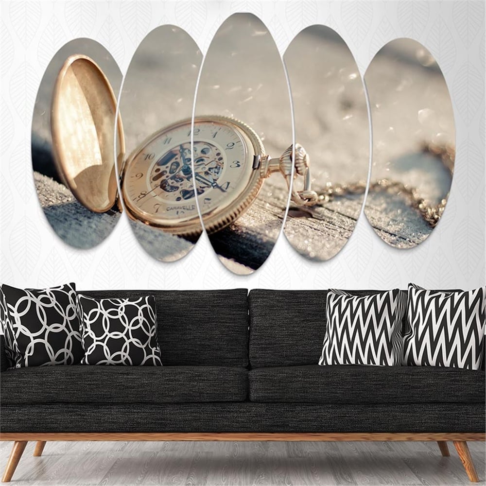 Kreatif 5 Parça Oval Tablo