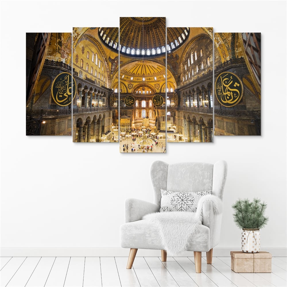Kreatif 5 Parça Dikdörtgen Tablo