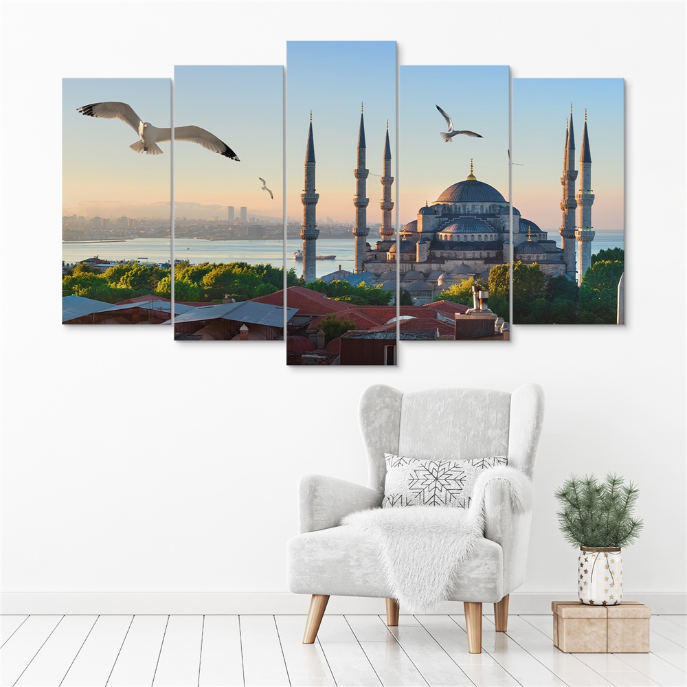Kreatif 5 Parça Dikdörtgen Tablo