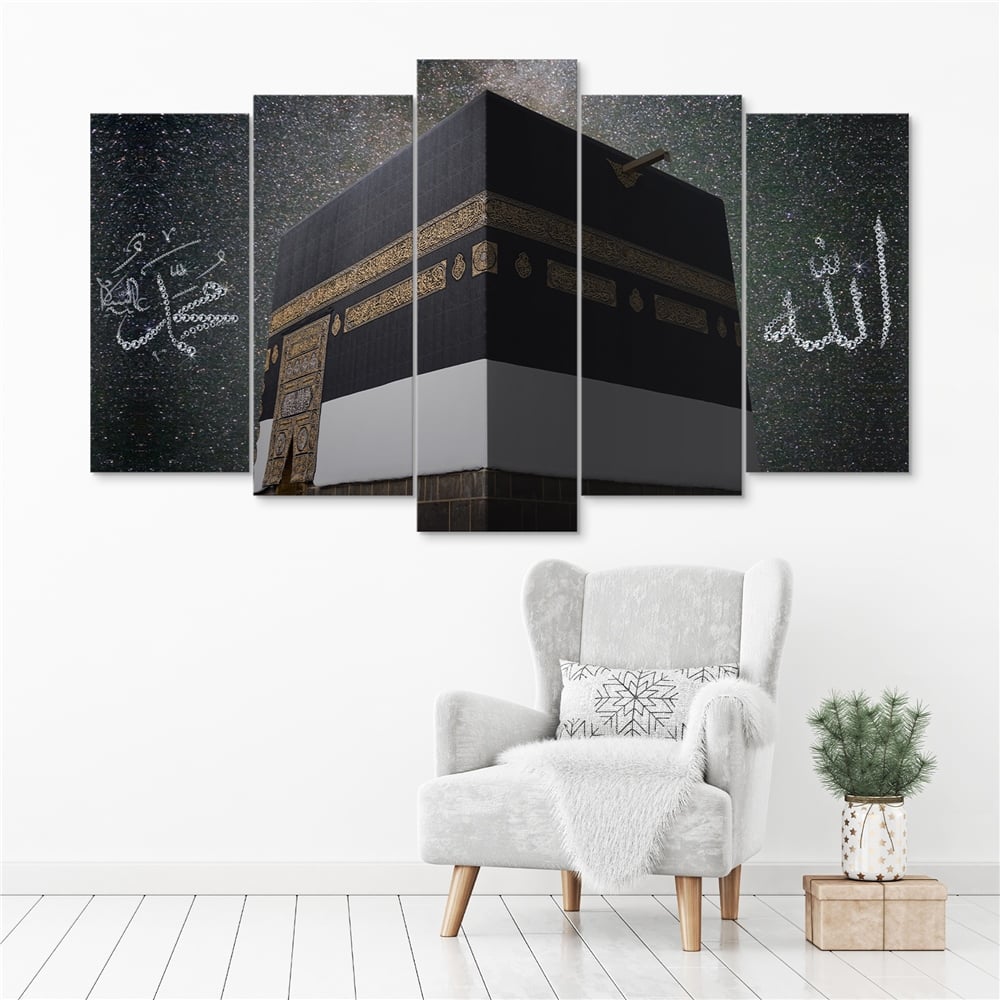 Kreatif 5 Parça Dikdörtgen Tablo