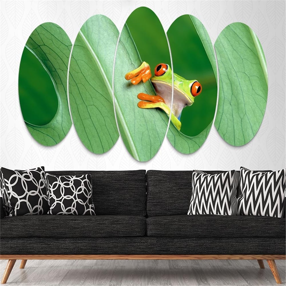 Kreatif 5 Parça Oval Tablo