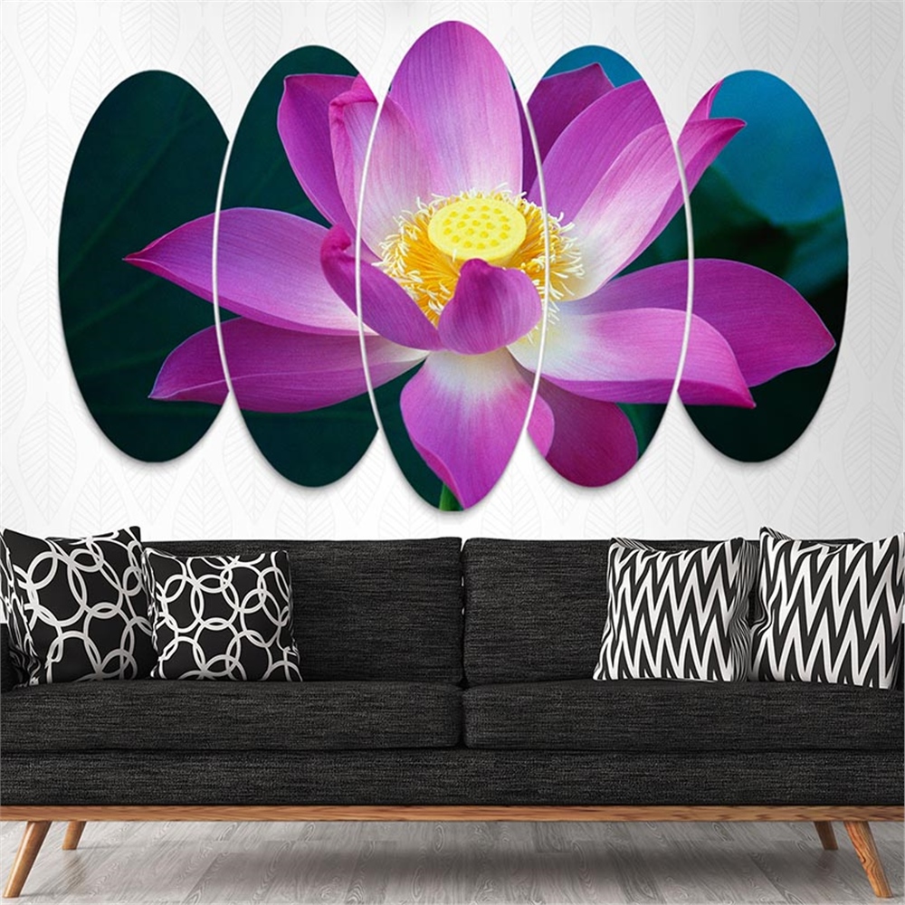 Kreatif 5 Parça Oval Tablo