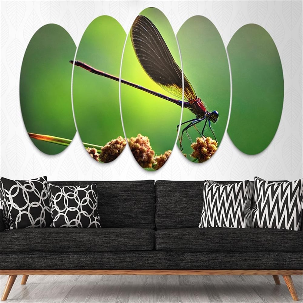 Kreatif 5 Parça Oval Tablo
