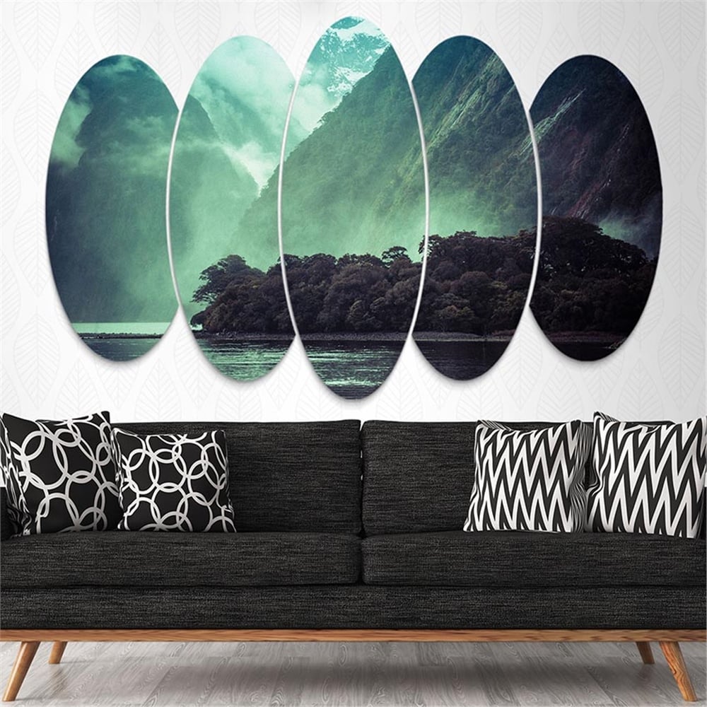 Kreatif 5 Parça Oval Tablo
