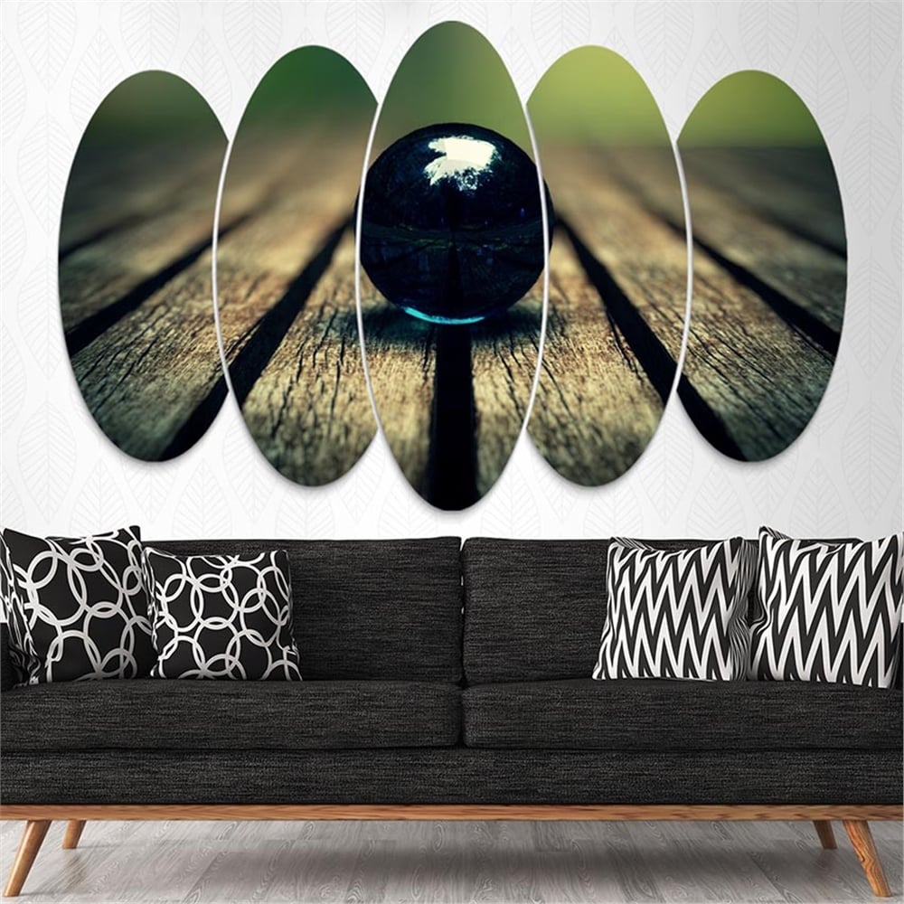 Kreatif 5 Parça Oval Tablo