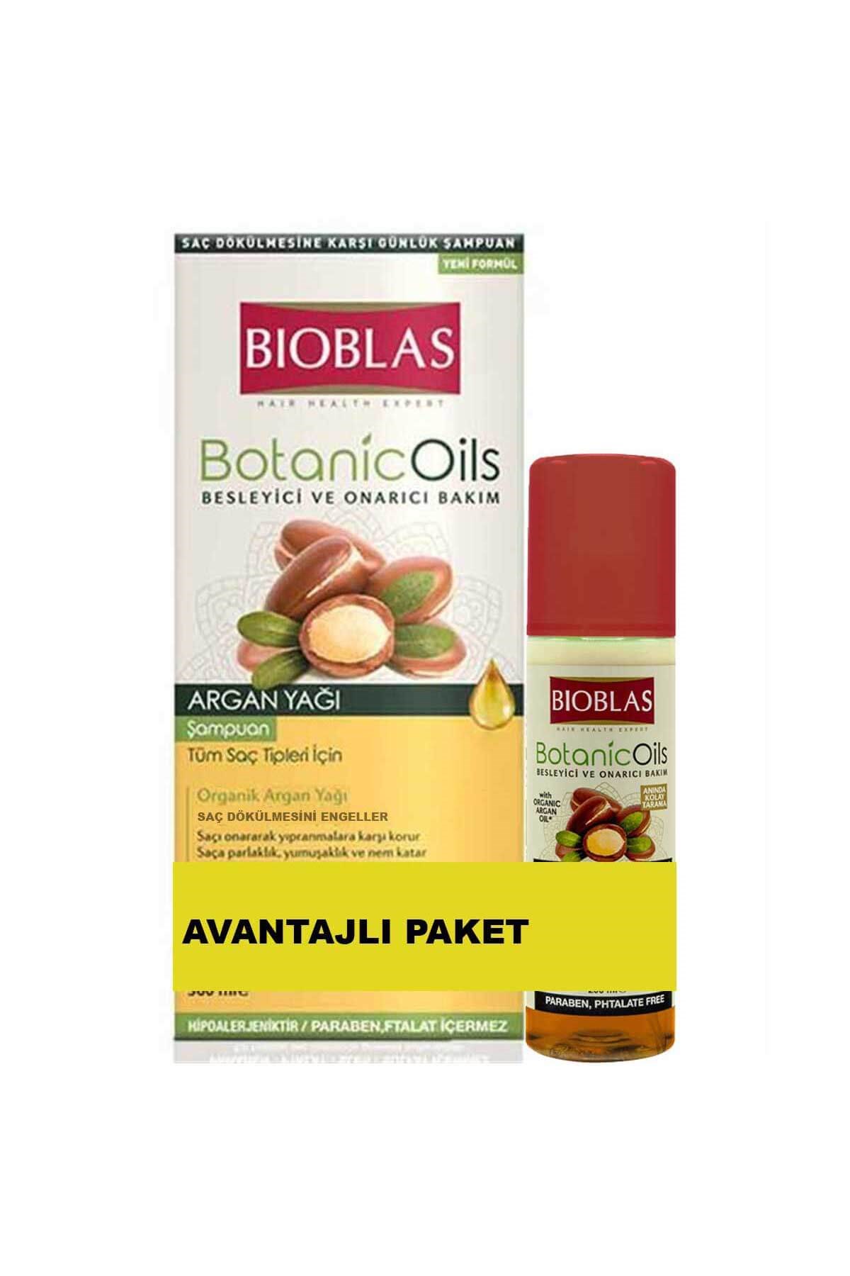 Bioblas Botanic Oils Şampuan Argan Yağlı 360 Ml + Argan Yağlı Sıvı Saç  Kremi 100 Ml - Andia