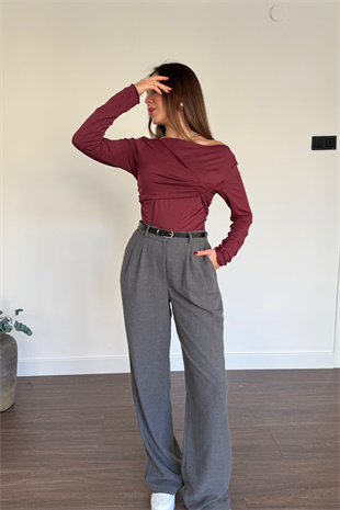 Antrasit Kumaş Pantolon