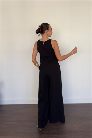 Bluz Pantolon Takım-Siyah