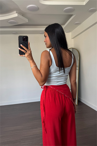 Kare Yaka Kolsuz Bodysuit-Bebe Mavi