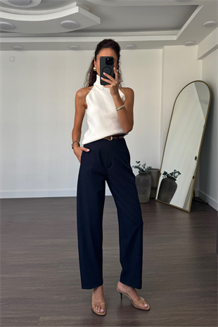Marka Model Pantolon-Lacivert
