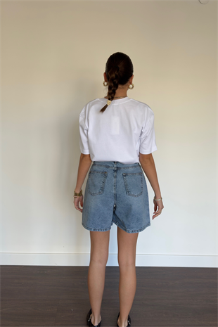 Mavi Fit Denim Şort