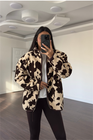 Milka Desen Peluş Ceket