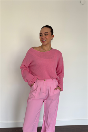 Pembe Merserize Kazak