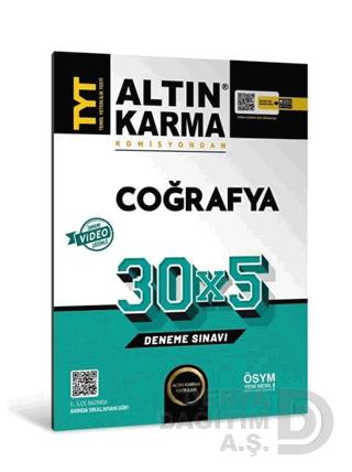 ALTIN KARMA /   TYT COĞRAFYA 30X5 DENEME SINAVI