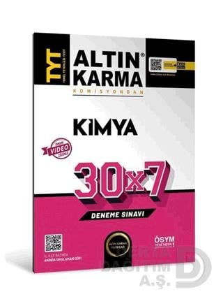 ALTIN KARMA /   TYT KİMYA 30X7 DENEME SINAVI