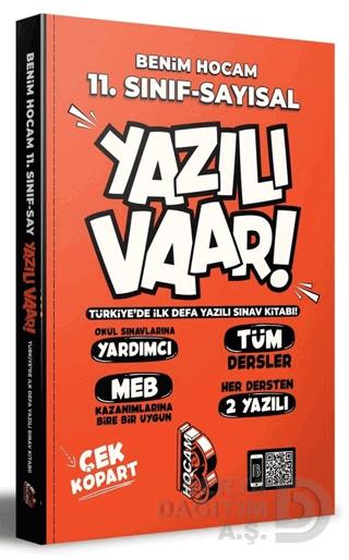 BENİM HOCAM / 11.SINIF YAZILI VAR KAMPANYALI SAYISAL ÇEK KOPART