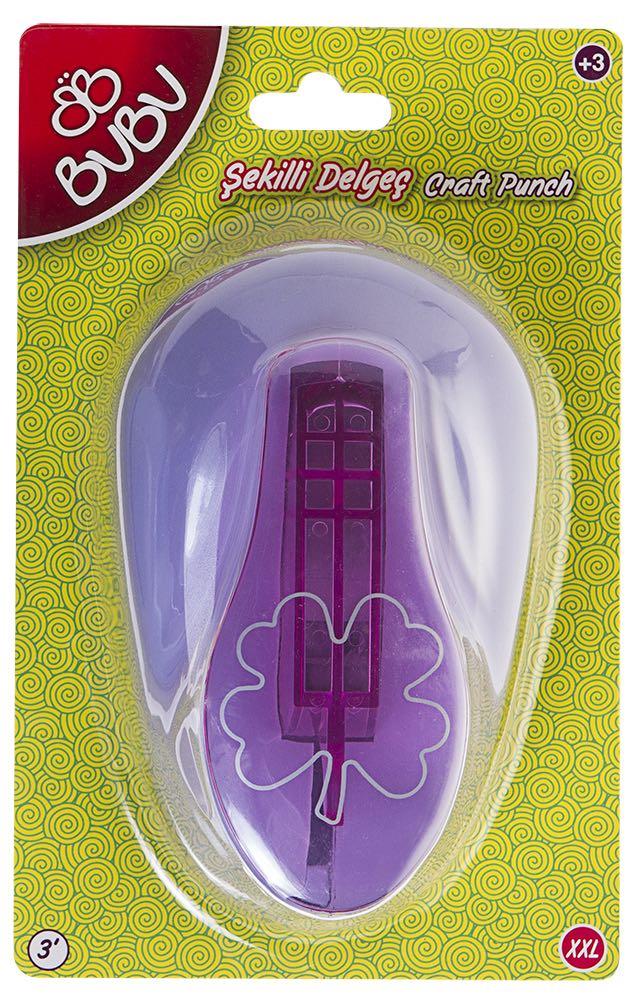 BU-BU DE0014 ŞEKİLLİ EVA VE KAĞIT DELGEÇ YONCA 3