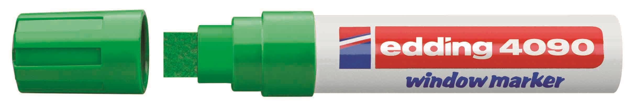EDDİNG CAM KALEMİ 4090-04 KESİK UÇ YEŞİL