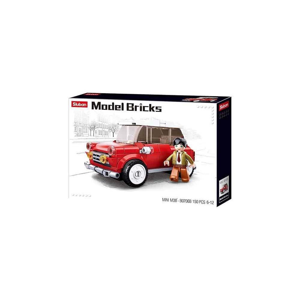 ADEL SLUBAN MODEL BRICKS KIRMIZI RETRO ARABA 000256