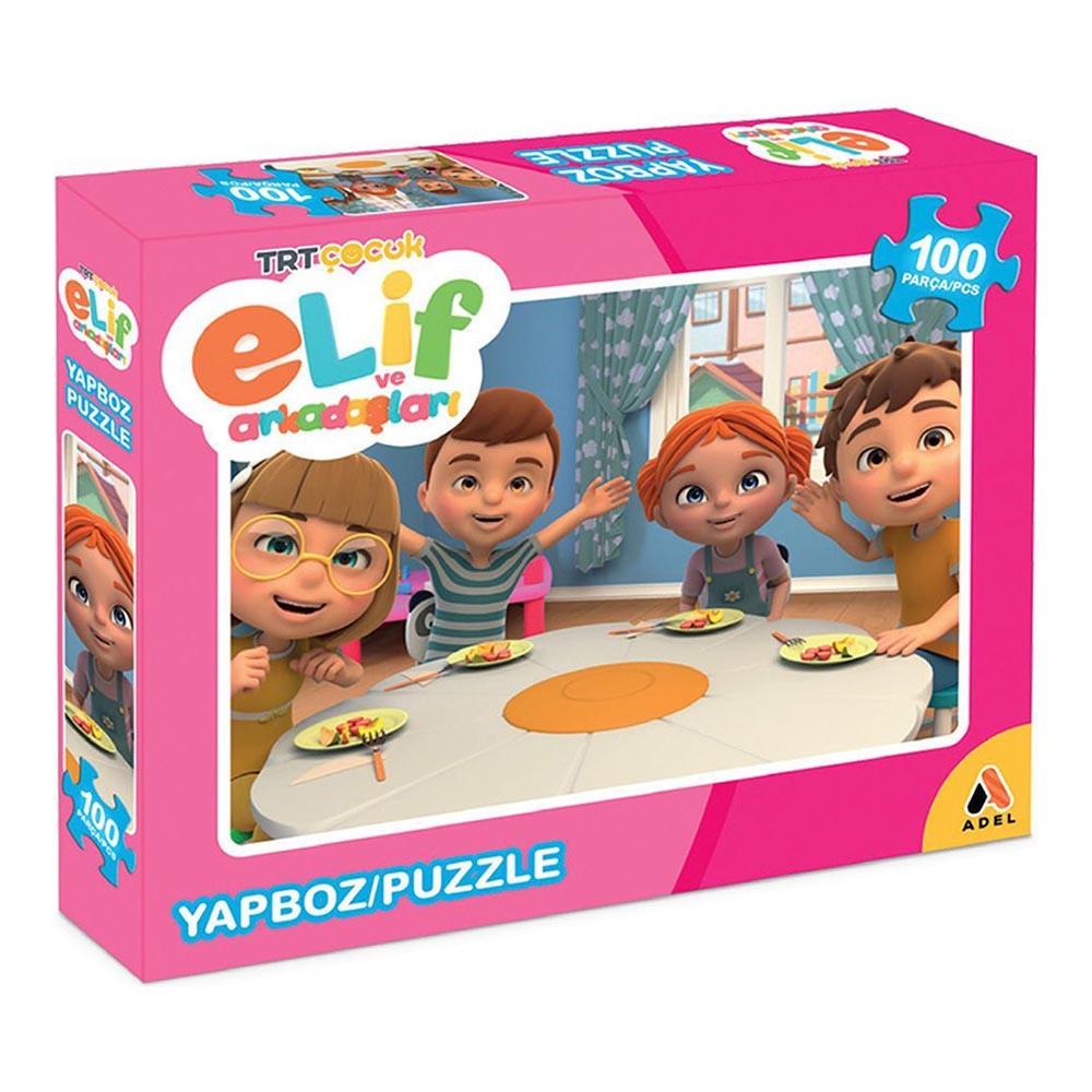 ADEL TRT ÇOCUK PUZZLE ELİF VE ARKADAŞLARI 100LÜ 000510