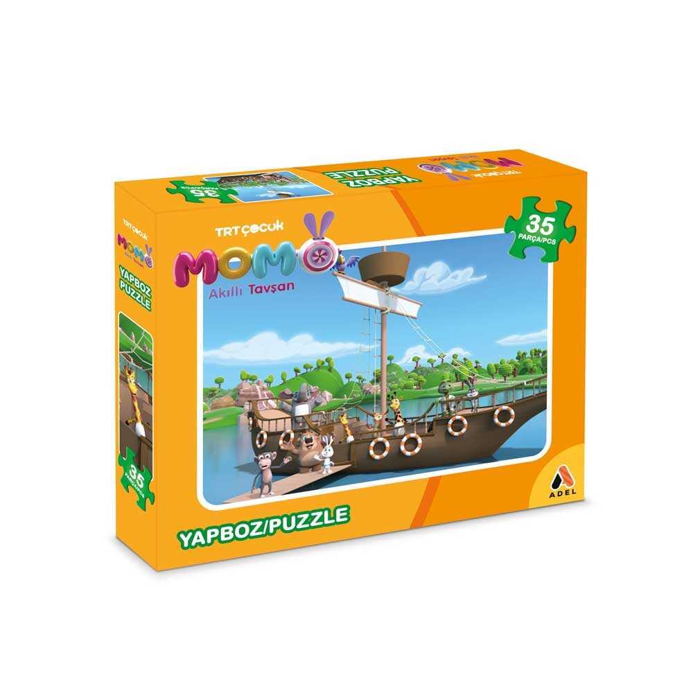 ADEL TRT ÇOCUK PUZZLE TAVŞAN MOMO PUZZLE 35Lİ 000512