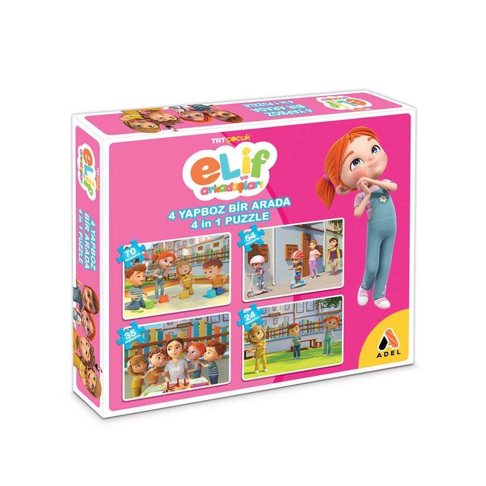 ADEL TRT ELİF VE ARKADAŞLARI 4N1 PUZZLE 000533