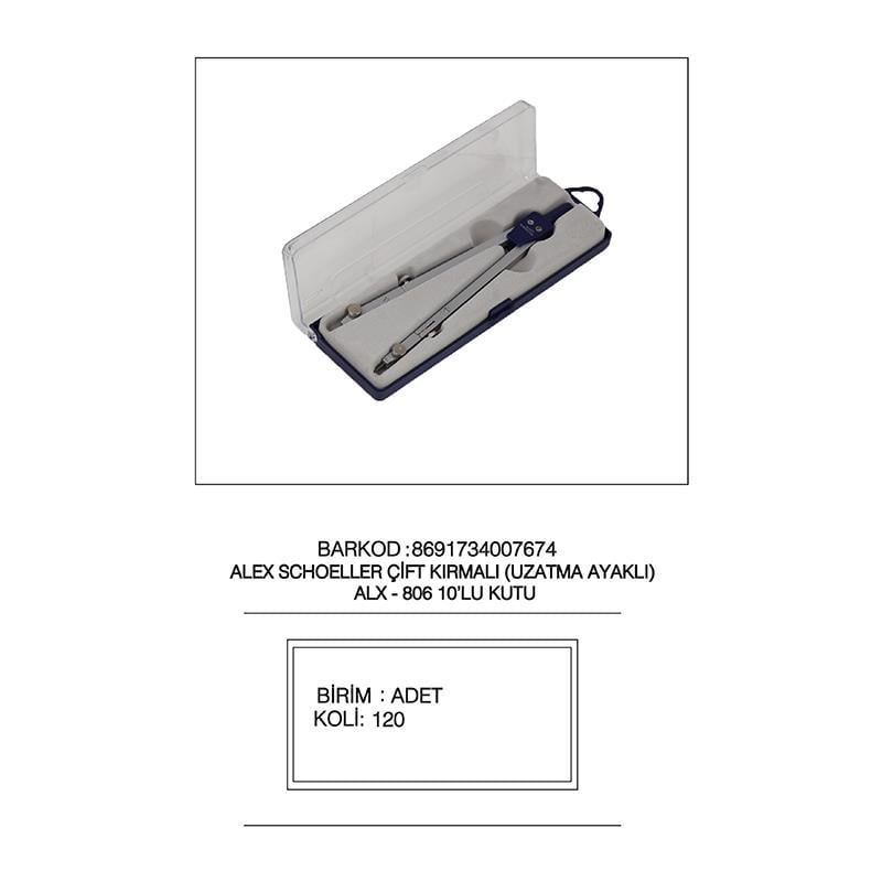 ALEX ALX-806 PERGEL ÇİFT KIRMALI