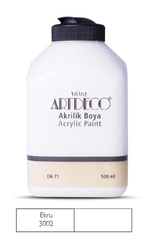 ARTDECO 070L-3002 AKRİLİK BOYA 500ML EKRU