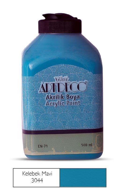 ARTDECO 070L-3044 AKRİLİK BOYA 500ML KELEBEK MAVİ
