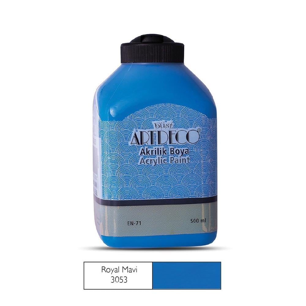 ARTDECO 070L-3053 AKRİLİK BOYA 500ML ROYAL MAVİ