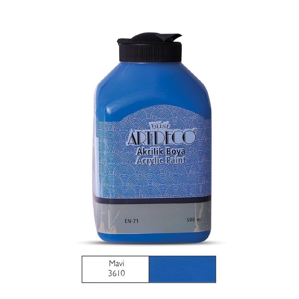 ARTDECO 070L-3610 AKRİLİK BOYA 500ML MAVİ