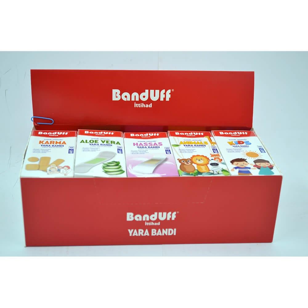 BANDUFF UFKS25 KASA ÖNÜ KARMA YARA BANDI 25 Lİ