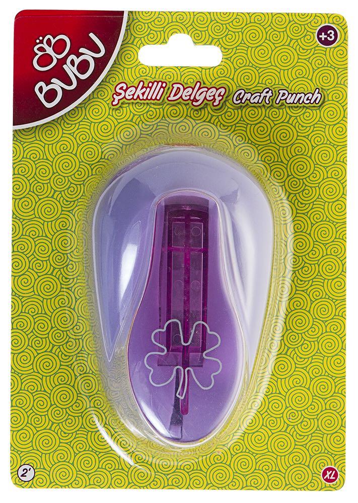 BU-BU DE0008 ŞEKİLLİ EVA VE KAĞIT DELGEÇ YONCA 2