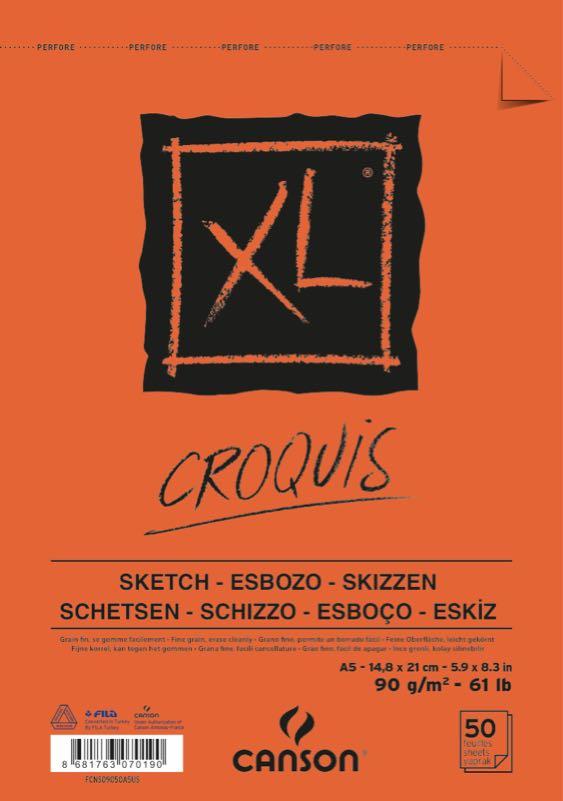 CANSON 9050A5 XL ALBÜM 90GR ÜSTTEN SPİRALLİ