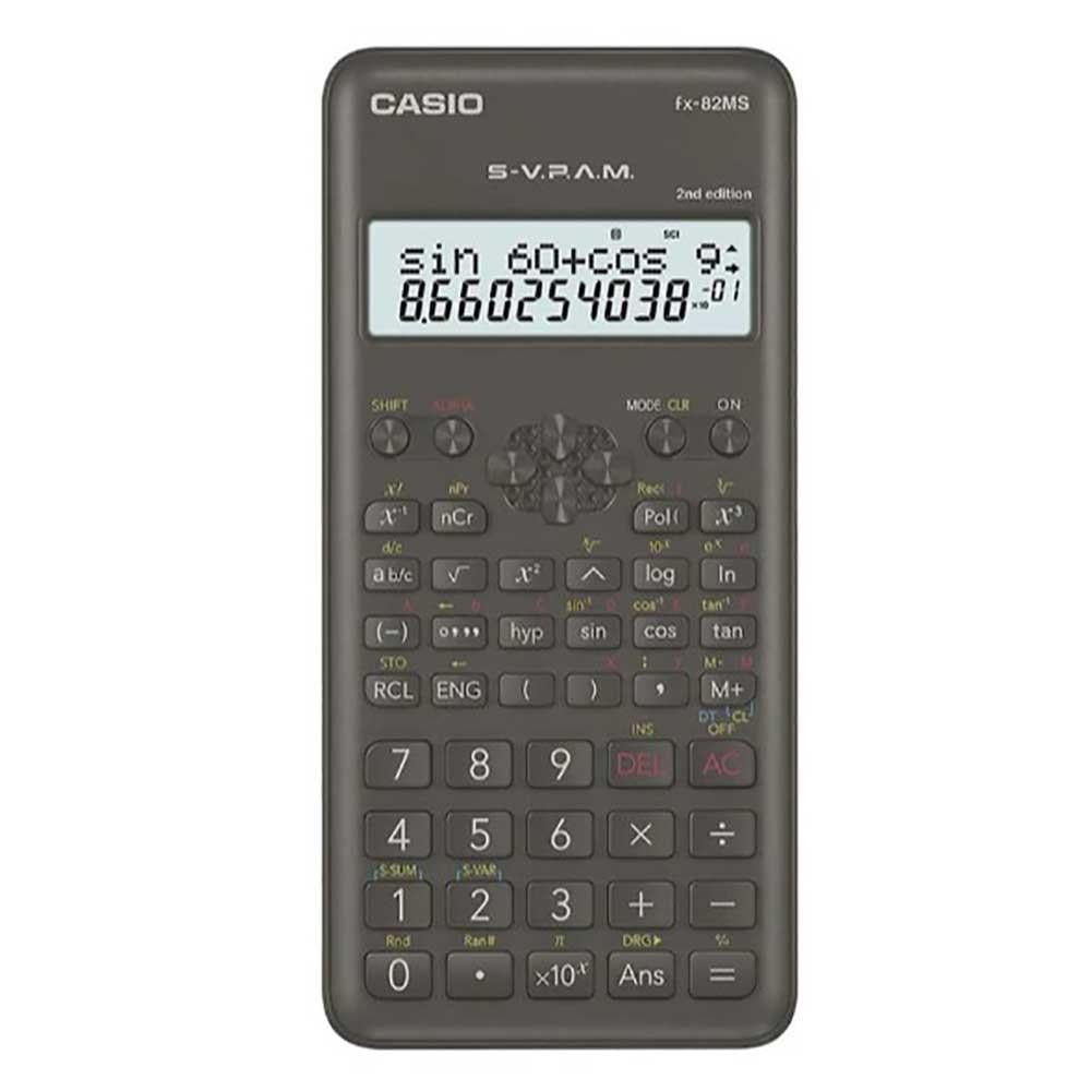 CASIO FX-82MS HESAP MAKİNASI 12 HANE FONK..