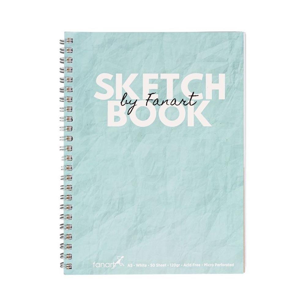 FANART 8671 ACADEMY SKETCH BOOK SPR.120GR A6 50YP TURKUAZ